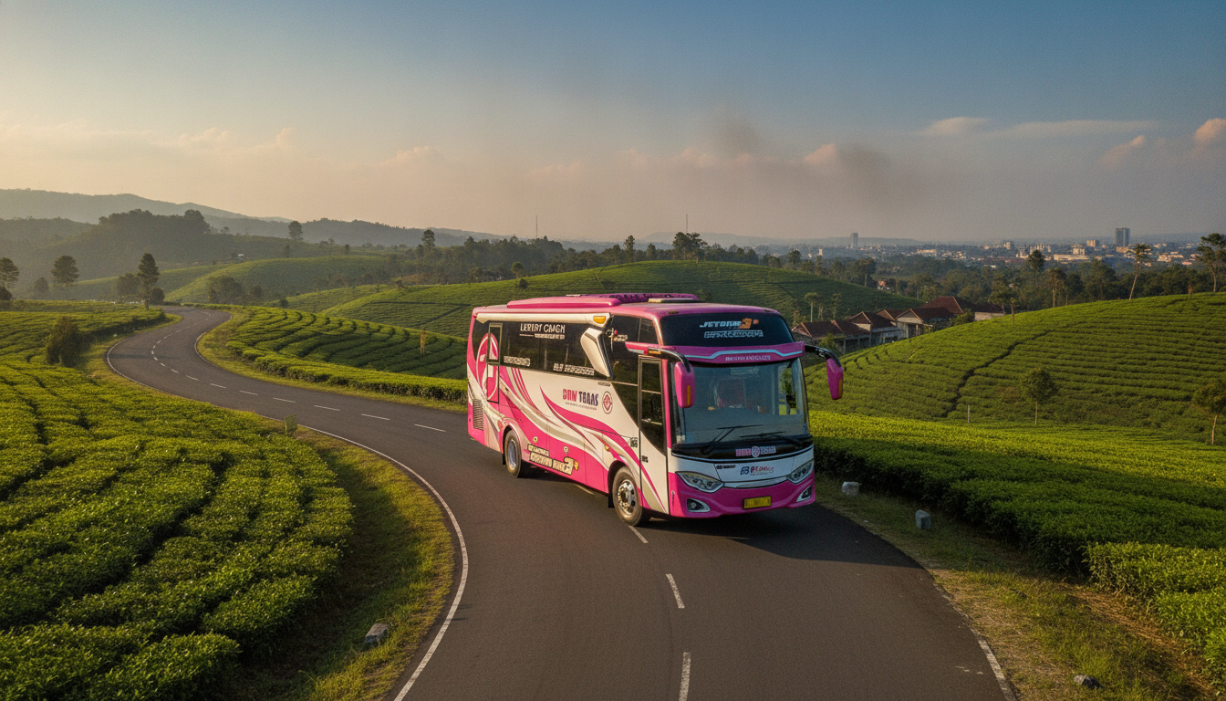 Sewa Bus Pariwisata Bandung Murah untuk Rombongan Wisata Anda