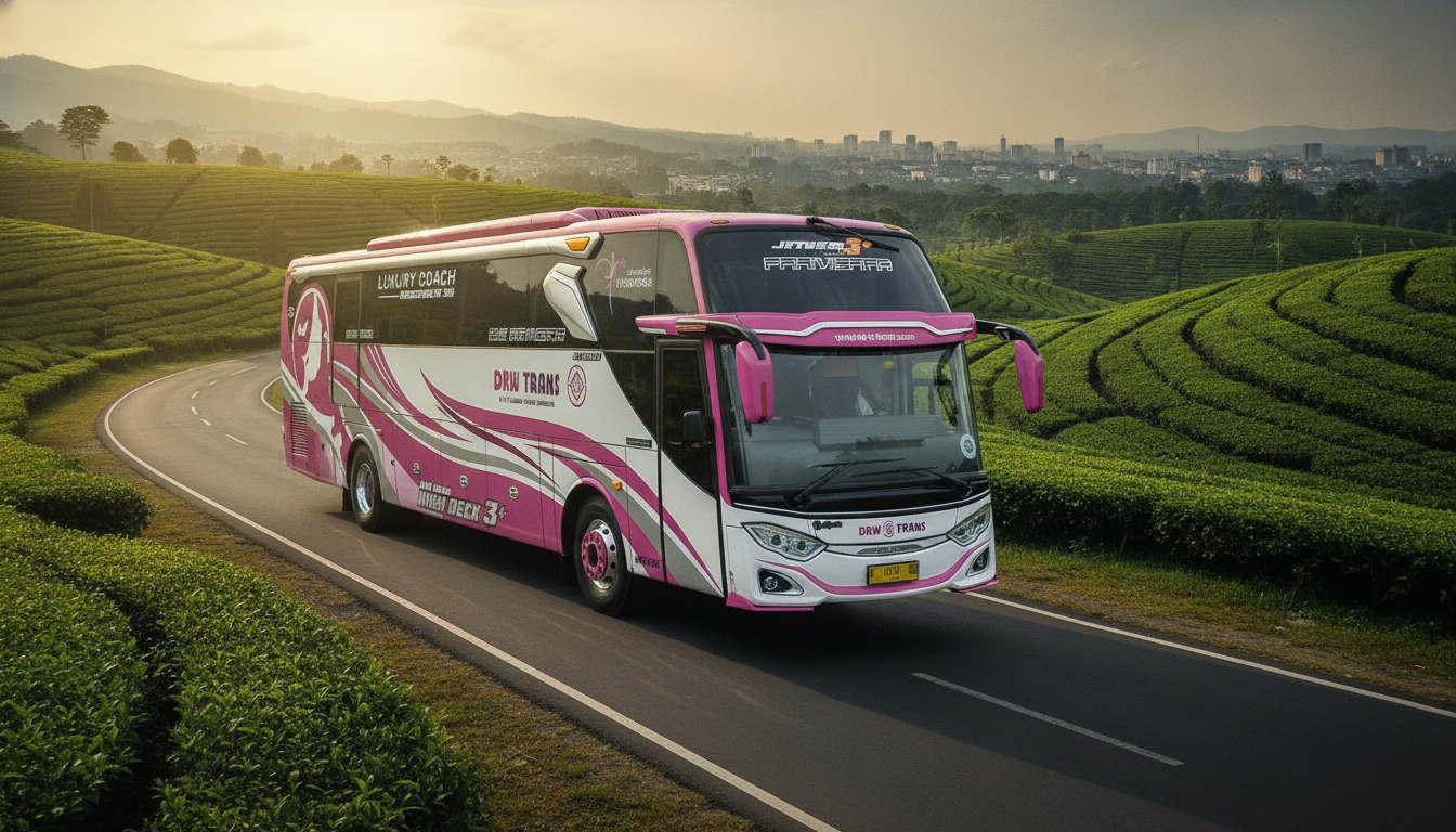 Sewa Bus Pariwisata Bandung Murah untuk Rombongan Wisata Anda